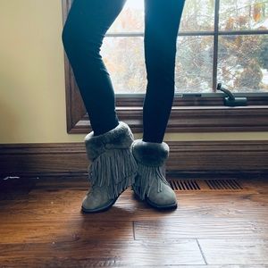 Grey Koolaburra Kids Boots